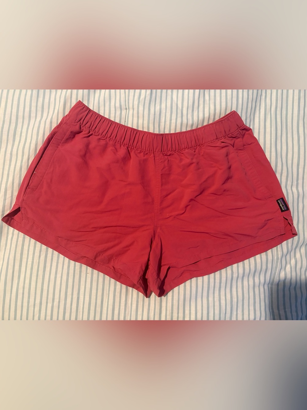 Patagonia Women’s Pink Baggies Shorts Size Small Athletic Hiking Outdoor